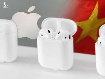 Tai nghe AirPods của Apple. Ảnh: Nikkei