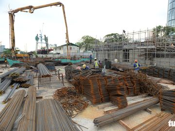 Nhà ga ngầm Ba Son tuyến metro đã thành hình giữa lòng Sài Gòn - Ảnh 4.