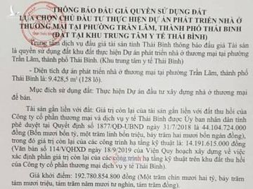 Gói hàng Đường 'Nhuệ' gửi lên Hà Nội và những lô đất vàng tự nhận sở hữu