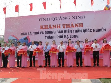 Thủ tướng dự Lễ khánh thành tuyến đường bao biển đẹp nhất Quảng Ninh - ảnh 1