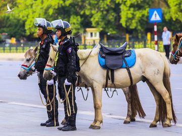 Ấn tượng hình ảnh lực lượng Cảnh sát cơ động Kỵ binh trong lễ ra mắt - Ảnh 4.