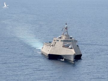 Tàu tác chiến cận bờ Mỹ USS Gabrielle Giffords hoạt động ở Biển Đông ngày 19.5 /// Hải quân Mỹ