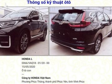 Rò rỉ hình ảnh Honda CR-V 2020 lắp ráp tại Việt Nam - ảnh 1