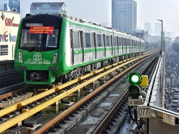 Dự án Cát Linh - Hà Đông đang chờ vận hành thử toàn hệ thống để nghiệm thu. Ảnh:Giang Huy