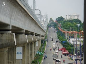 Hơn 17 km đường ray trên cao metro Bến ThànhSuối Tiên sẵn sàng chờ thử tàu