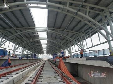 Hơn 17 km đường ray trên cao metro Bến ThànhSuối Tiên sẵn sàng chờ thử tàu