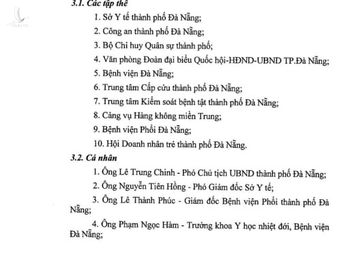 Đà Nẵng: Giám đốc Sở Y tế lên tiếng về thông tin đề nghị tặng Huân chương cho chính mình - Ảnh 3.