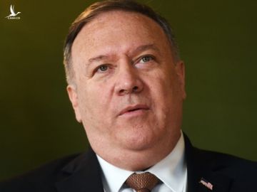 Ngoại trưởng Mỹ Mike Pompeo tại London, Anh, hôm 21/7. Ảnh: AFP.