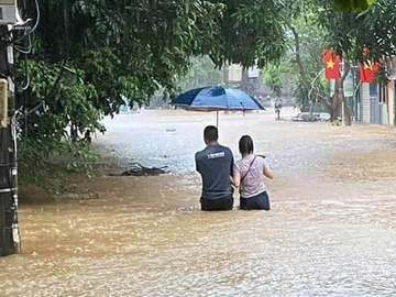 Nguyên nhân khiến nước ngập đến nóc ô tô ở thành phố Hà Giang - Ảnh 2.