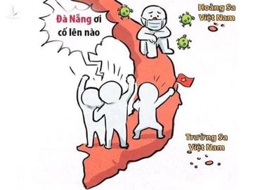 Dân mạng vẽ hình, cổ vũ 'Đà Nẵng ơi, cố lên nhé' trước dịch bệnh COVID-19 - 5