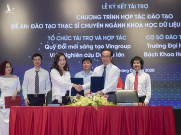 Vingroup ‘bắt tay’ 5 trường đại học, viện nghiên cứu đào tạo thạc sĩ khoa học dữ liệu