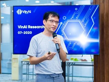 Tiến sĩ Bùi Hải Hưng, Viện trưởng Viện Nghiên cứu trí tuệ nhân tạo VinAI Research, khẳng định thế giới đã dần biết đến những nghiên cứu của Việt Nam /// Ảnh: V.G