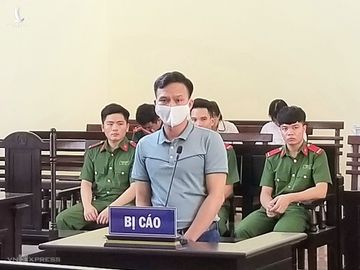 Bị cáo Huy tại phiên tòa sáng 29/7. Ảnh: Thanh Lam