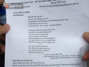 Đề thi và đáp án THPT Quốc gia môn Ngữ Văn từ 2016 đến 2019 - Ảnh 5.