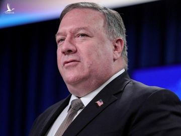 Ngoại trưởng Mỹ Mike Pompeo tại thủ đô Washington ngày 8/7. Ảnh: Reuters.