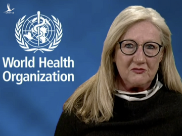 Phát ngôn viên WHO Margaret Harris trả lời phỏng vấn tại Geneva hôm 11/3. Ảnh: Channel 4 News.
