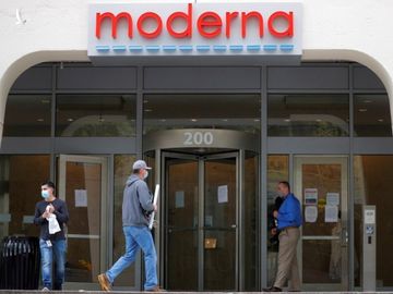 Trụ sở hãng Moderna ở bang Massachusetts, Mỹ /// Reuters