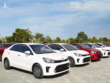 Xe Kia Soluto sản xuất tại nhà máy THACO Kia - KCN THACO Chu Lai