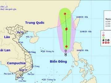 Áp thấp nhiệt đới trên Biển Đông có khả năng mạnh thành bão - 1