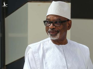 Tổng thống Mali Ibrahim Boubacar Keita tại Mauritania hồi tháng 6. Ảnh: Reuters.