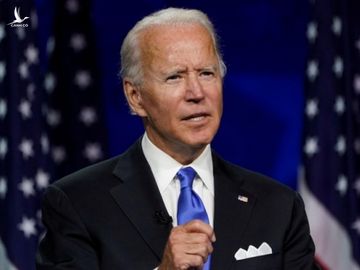 Ứng viên tổng thống đảng Dân chủ Joe Biden phát biểu từ Wilmington, Delaware, hôm 20/8. Ảnh: Reuters.