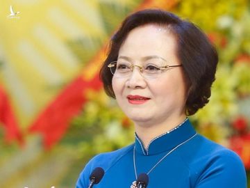 Bà Phạm Thị Thanh Trà tại Đại hội Đảng bộ Yên Bái. Ảnh: Hiếu Duy