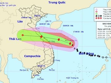 Bão số 5 giảm cấp độ khi vào bờ, cảnh báo các tỉnh miền Trung mưa rất to - 2