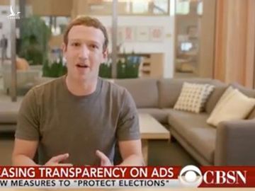 Đoạn video với nội dung Mark Zuckerberg phát biểu từng bị làm giả /// CBSN