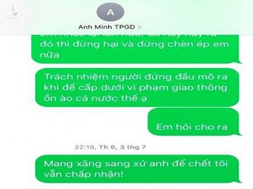 Vụ nữ hiệu trưởng nhắn dọa “xử” Trưởng phòng giáo dục Ba Đồn: Cơ quan chức năng vào cuộc - Ảnh 2.