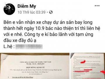 Cảnh báo lừa đảo tại dự án sân bay Long Thành - ảnh 2