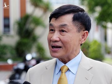 Ông Johan Hạnh Nguyễn, Chủ tịch tập đoàn IPPG trong buổi ký kết lập quy hoạch Khu kinh tế Vân Phong, chiều 9/9. Ảnh: Xuân Ngọc.