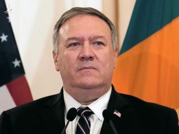 Ngoại trưởng Mỹ Mike Pompeo trong chuyến thăm Sri Lanka hôm nay. Ảnh: Reuters