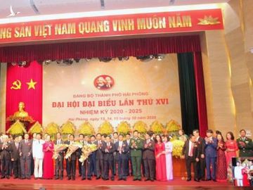 Ông Lê Văn Thành tái đắc cử Bí thư Thành ủy Hải Phòng khóa XVI - 1