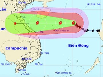 Bão số 8 đang giật tới cấp 15, cách quần đảo Hoàng Sa 320km