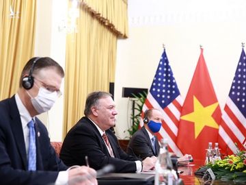 Phó Thủ tướng, Bộ trưởng Ngoại giao Phạm Bình Minh hội đàm với Ngoại trưởng Mỹ Mike Pompeo - Ảnh 11.