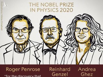 Nghiên cứu về hố đen vũ trụ, thiên hà đoạt giải Nobel Vật lý 2020 - 1