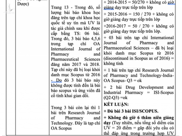 Danh sách 16 ứng viên GS, PGS dính nghi án gian dối bài báo quốc tế - 3