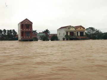 Quảng Bình: Người dân vùng lũ lên nóc nhà 'hét' xin cứu trợ mì tôm, nước uống - ảnh 2