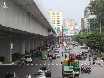 Mục sở thị Vành đai 3 trên cao đẹp nhất Hà Nội đoạn Mai Dịch - Nam Thăng Long trước giờ thông xe - Ảnh 12.