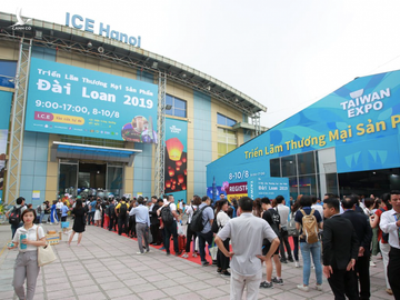 Triển lãm Taiwan Expo 2019 diễn ra tại Hà Nội. Ảnh: TAITRA.