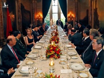 Cuộc gặp giữa Tổng thống Trump và Chủ tịch Tập tại Mar-a-Lago hồi tháng 4/2017. Ảnh: AP.