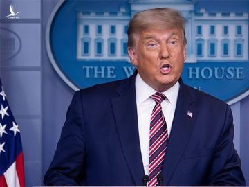 Tổng thống Mỹ Donald Trump trong cuộc họp báo tại Nhà Trắng, ngày 5/11. Ảnh: AFP.