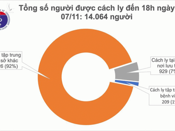 Hơn 14.000 người đang được cách ly theo dõi sức khỏe, phòng dịch Covid-19. /// ĐỒ HỌA BỘ Y TẾ CUNG CẤP