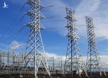 Trạm biến áp 500kV tại dự án.