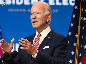 Tổng thống đắc cử Biden tại cuộc họp báo ở Wilmington, bang Delaware, hôm 16/11. Ảnh: AFP.