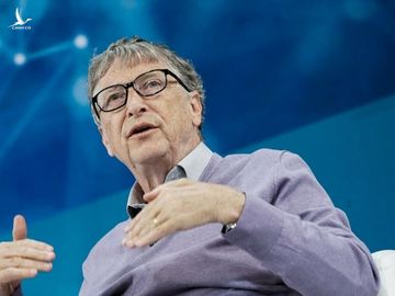 Bill Gates trong buổi tọa đàm với tờ New York Times, năm 2019. Ảnh: NY Times