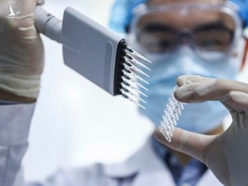 Mẫu vaccine của Sinopharm được thử nghiệm hồi thángb 4. Ảnh: AP