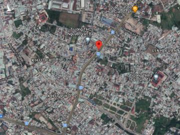 Vị trí tai nạn. Ảnh: Google maps.