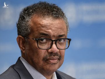 Tổng giám đốc WHO Tedros Adhanom Ghebreyesus tại họp báo ở Geneva, Thụy Sĩ, ngày 3/7. Ảnh:AFP.