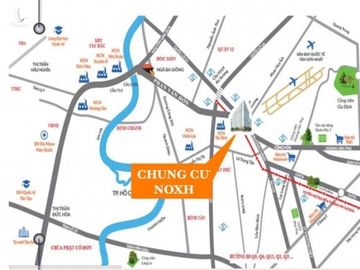 Quảng cáo bán căn hộ nhà ở xã hội Lê Minh Bộ Công an, quận 12 /// Ảnh: Đình Sơn